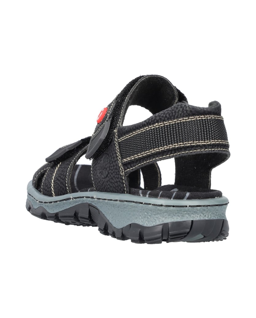 Rieker-Trekkingsandalen-68851-schwarz