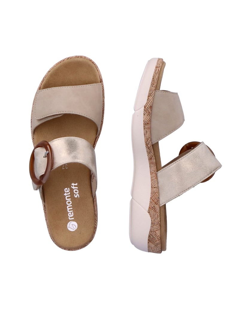Remonte-Pantoletten-R6858-beige