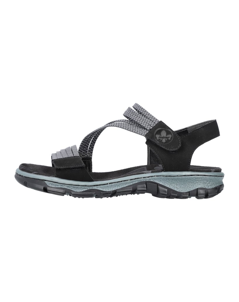 Rieker-Trekkingsandalen-68871-schwarz
