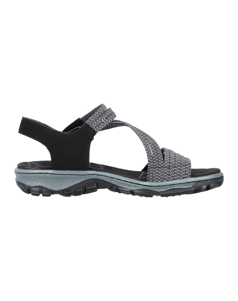 Rieker-Trekkingsandalen-68871-schwarz