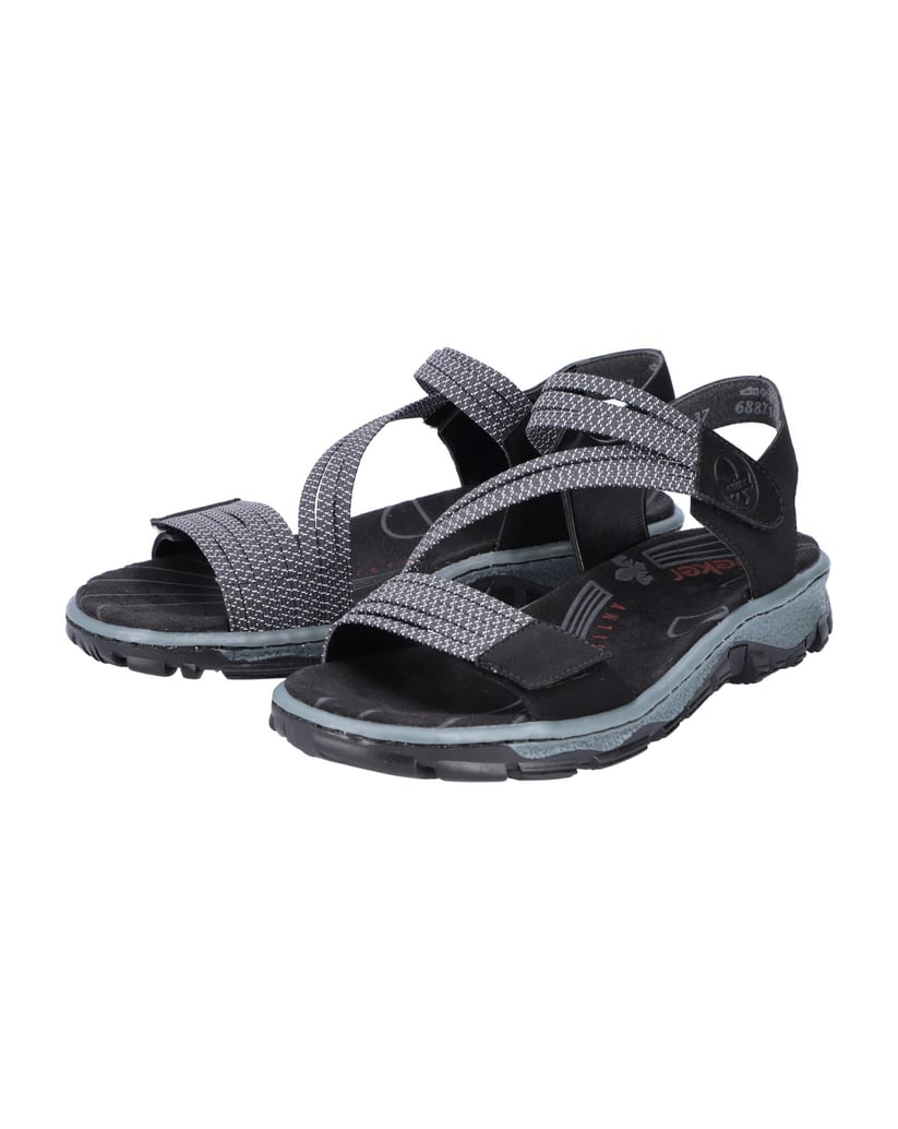 Rieker-Trekkingsandalen-68871-schwarz