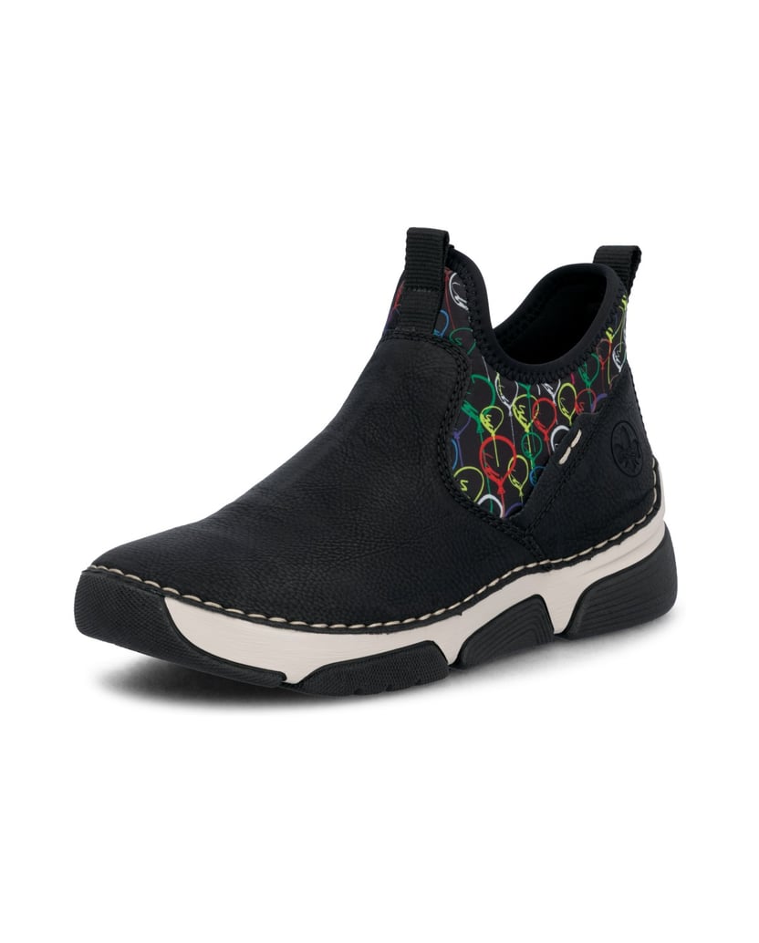 Rieker-Slipper-45957-schwarz