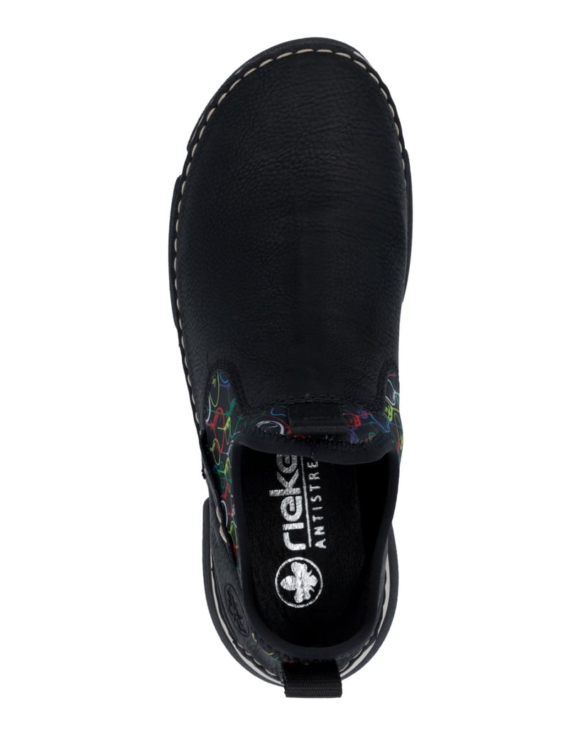 Rieker-Slipper-45957-schwarz