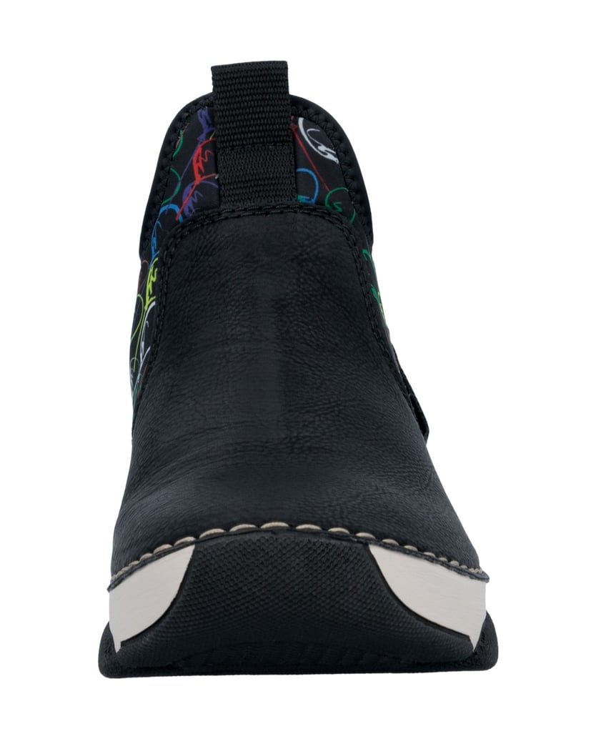 Rieker-Slipper-45957-schwarz