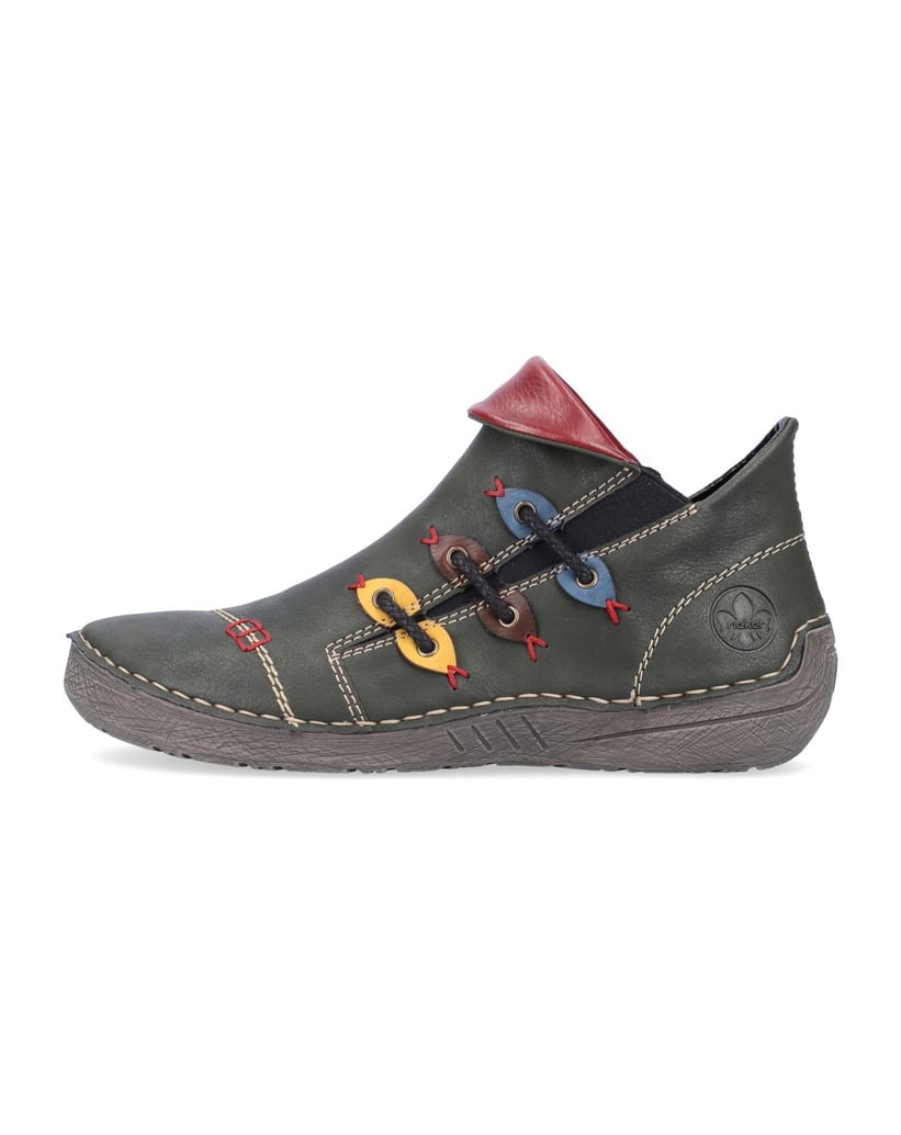 Rieker-Krátke-čižmy-72581-zelená