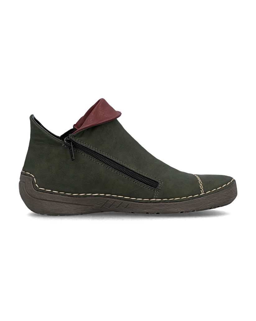 Rieker-Krátke-čižmy-72581-zelená