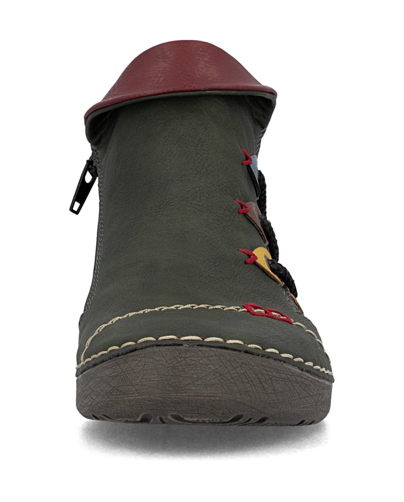 Rieker-Krátke-čižmy-72581-zelená