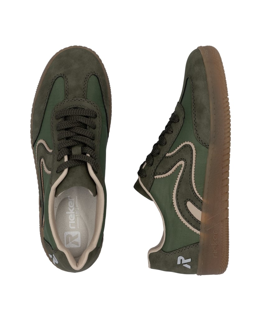 Rieker-Sport-Sneaker-Low-M5512-grün