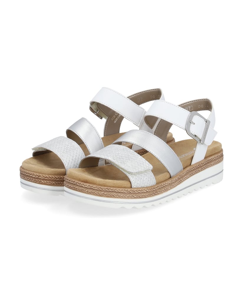 Remonte-Remienkové-sandále-D0Q55-strieborná