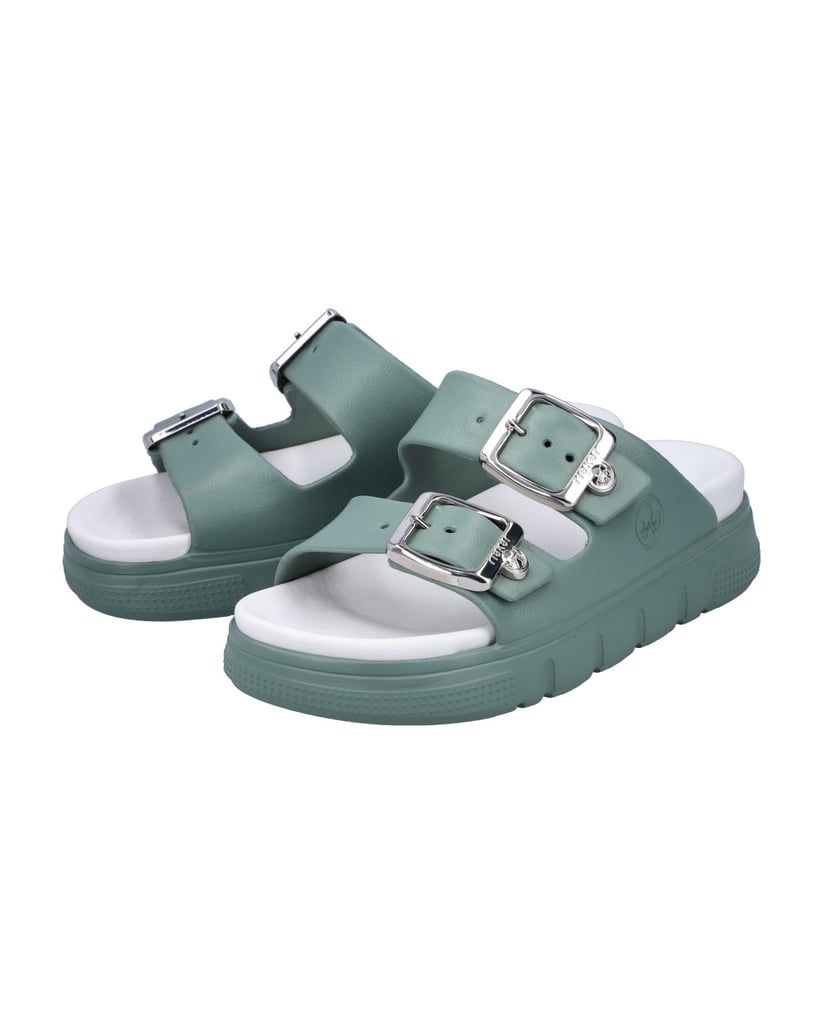 Rieker-Slides-P2180-grün