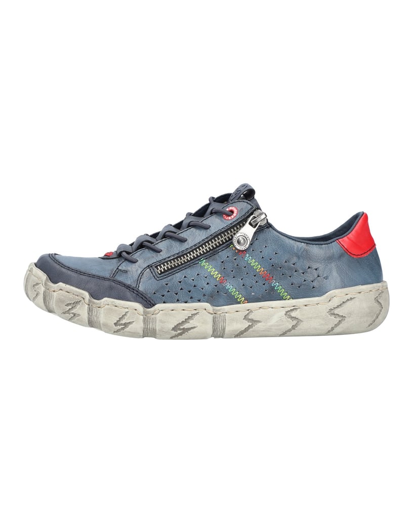 Rieker-Schnürschuhe-L0357-blau