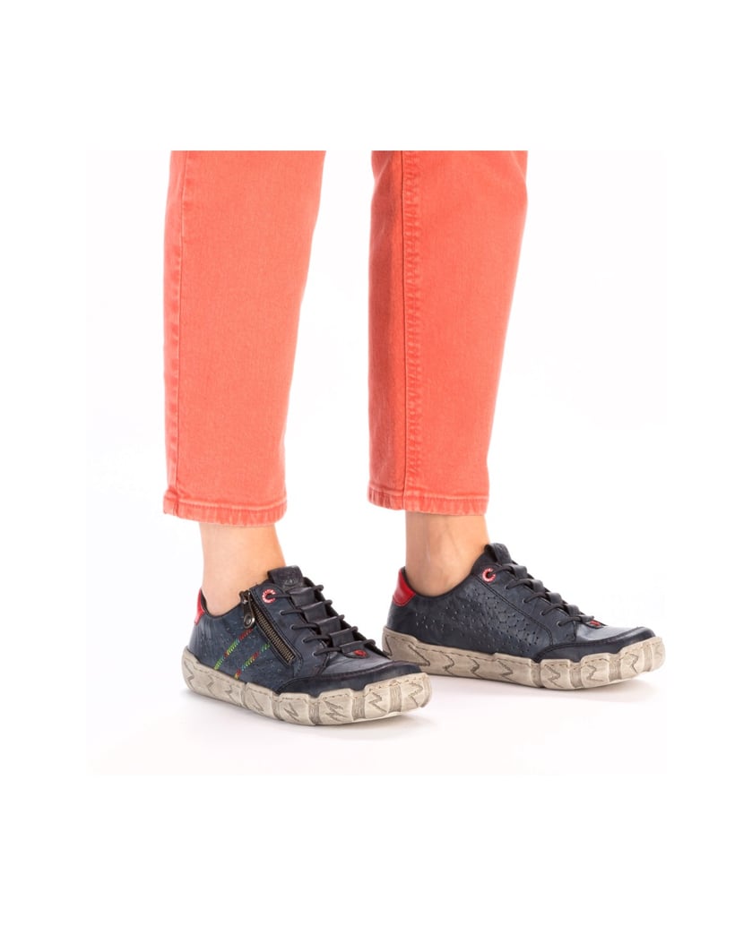 Rieker-Schnürschuhe-L0357-blau