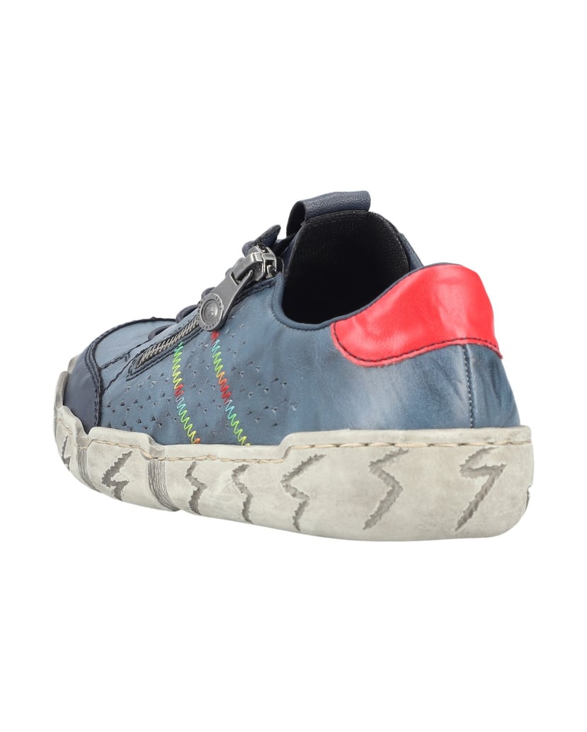 Rieker-Schnürschuhe-L0357-blau