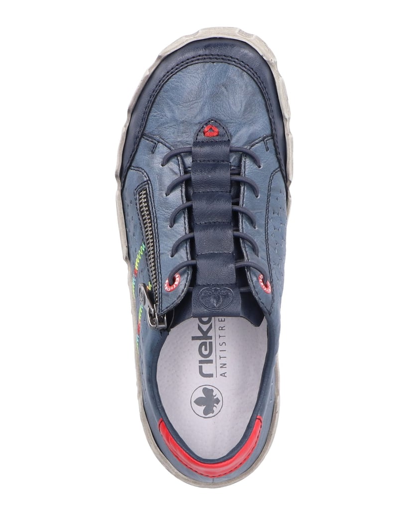 Rieker-Schnürschuhe-L0357-blau