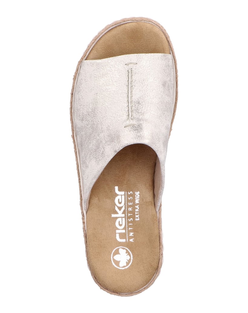 Rieker-Pantoletten-69288-gold