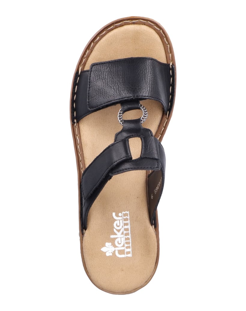 Rieker-Pantoletten-60885-schwarz