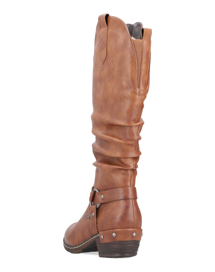 Rieker-Vysoké-kozačky-93670-hnědá