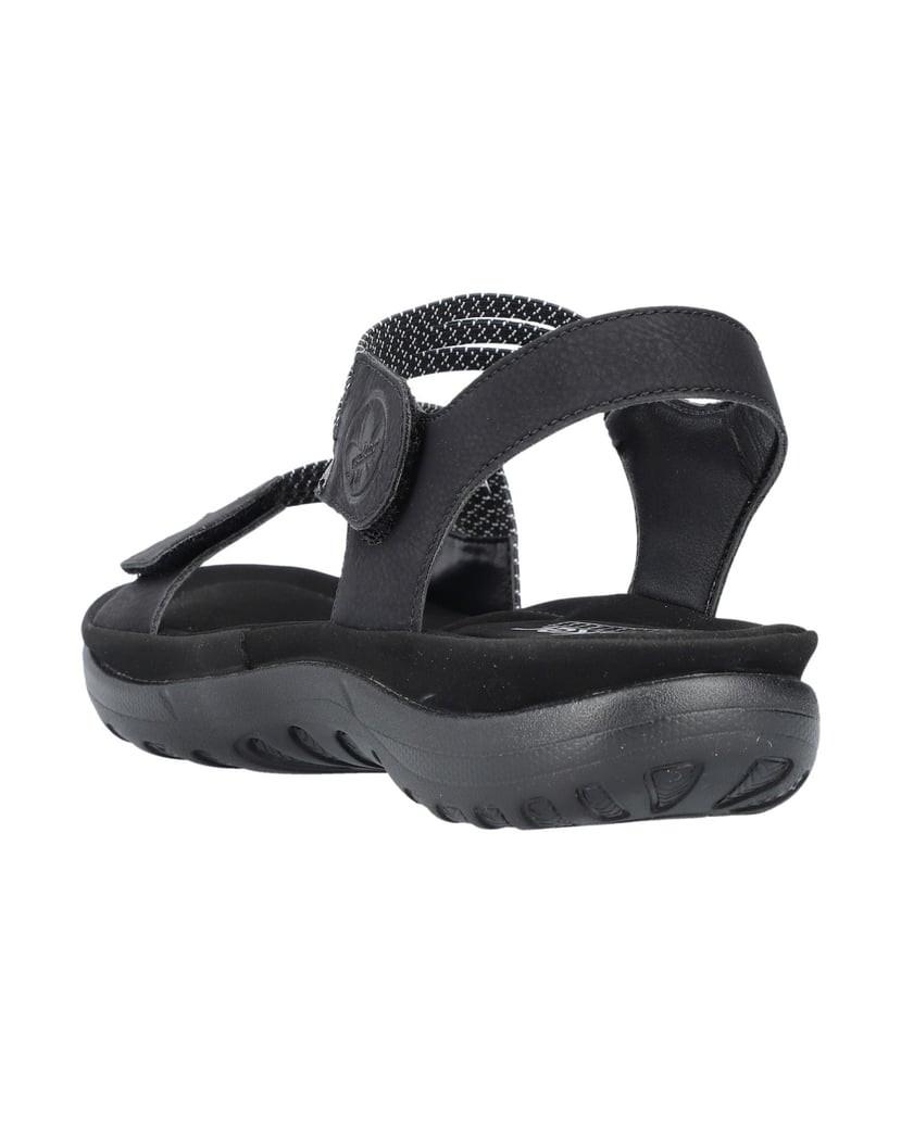 Rieker-Trekkingsandalen-64870-schwarz