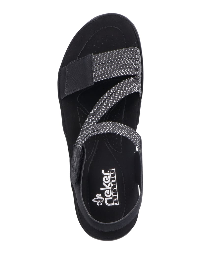 Rieker-Trekkingsandalen-64870-schwarz