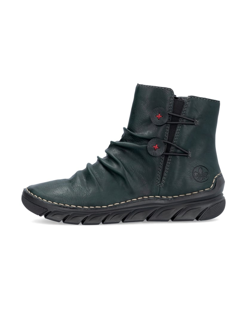 Rieker-Nízké-kozačky-55052-zelená