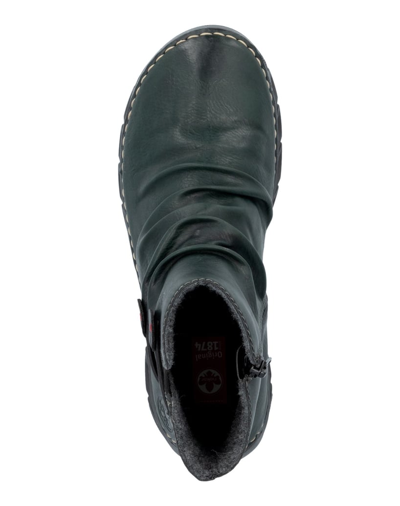 Rieker-Nízké-kozačky-55052-zelená