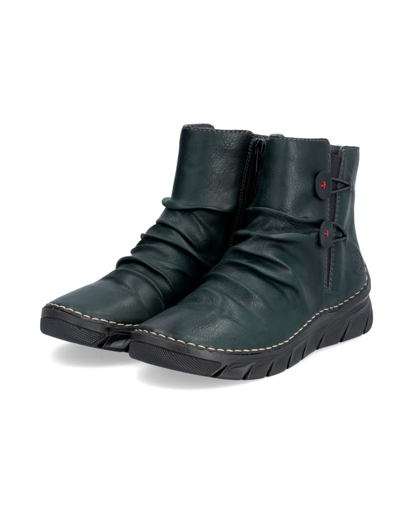 Rieker-Nízké-kozačky-55052-zelená