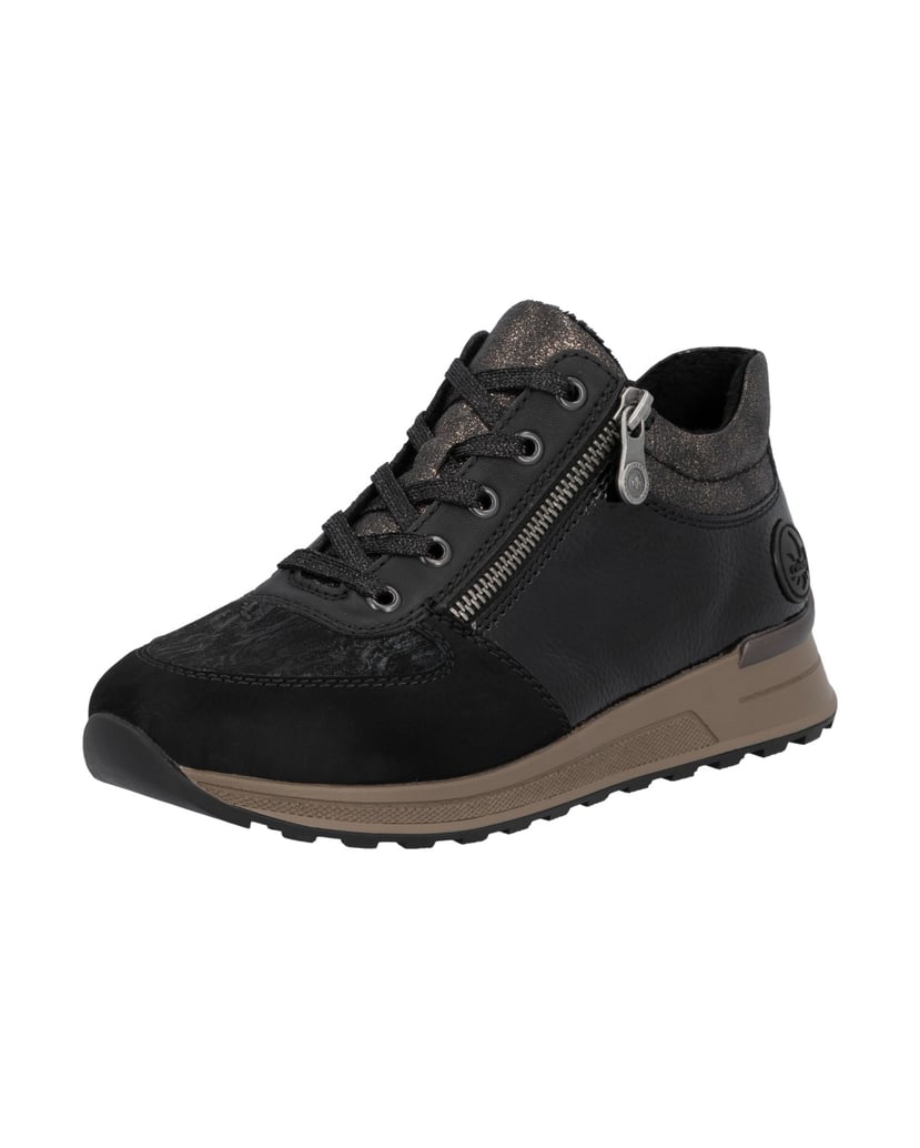 Rieker-Schnürschuhe-N1407-schwarz