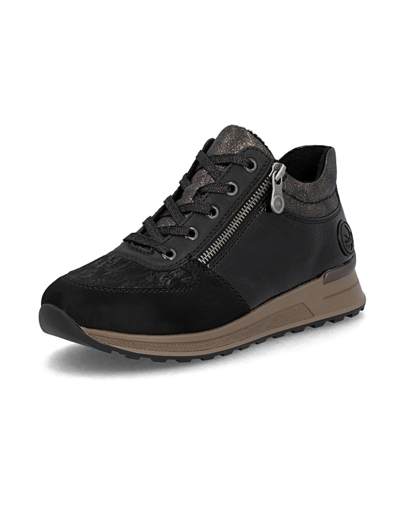 Rieker-Schnürschuhe-N1407-schwarz