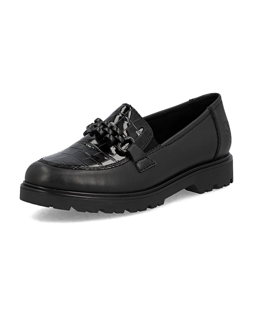 Rieker-Loafer-45561-schwarz