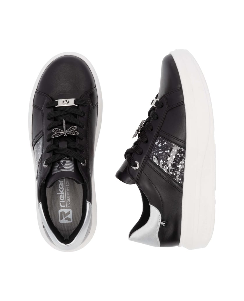 Rieker-Sport-Sneaker-Low-W1202-schwarz