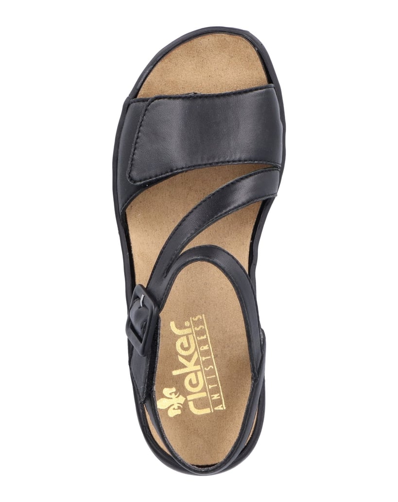 Rieker-Riemchensandalen-64561-schwarz
