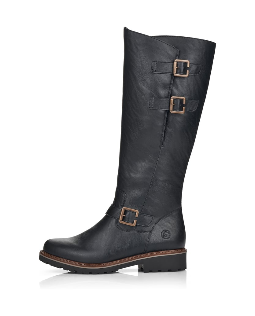Remonte-Vysoké-kozačky-R6590-černá