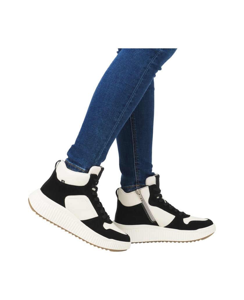 Rieker-Sport-Sneaker-High-W1770-schwarz
