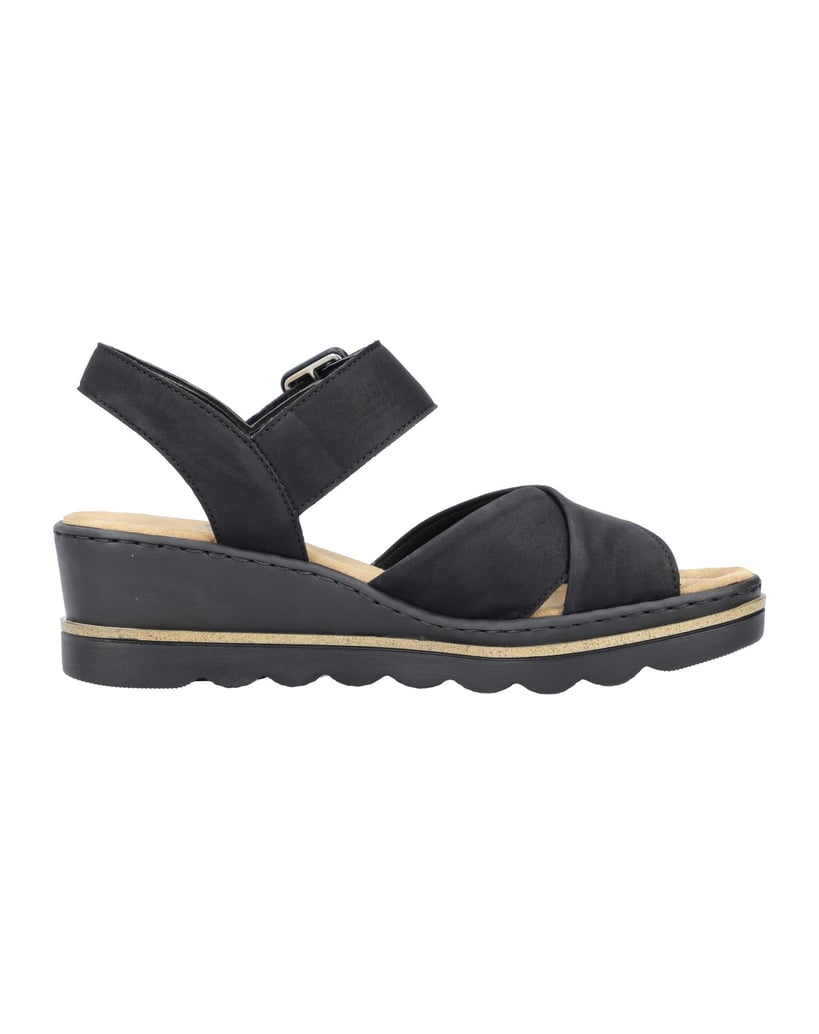 Rieker-Keilsandaletten-67463-schwarz