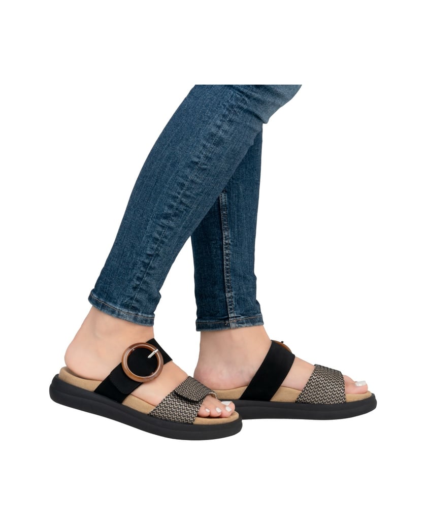 Remonte-Pantoletten-D2N51-schwarz