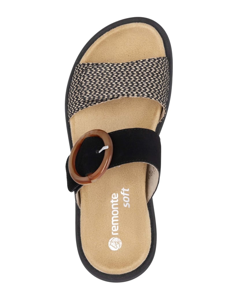 Remonte-Pantoletten-D2N51-schwarz