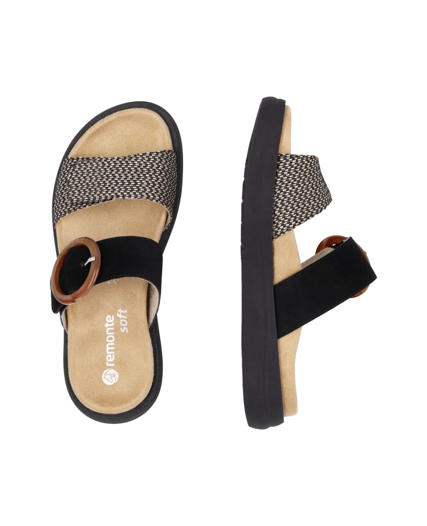 Remonte-Pantoletten-D2N51-schwarz