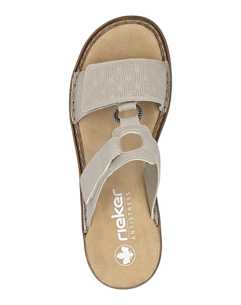 Rieker-Pantoletten-60885-beige