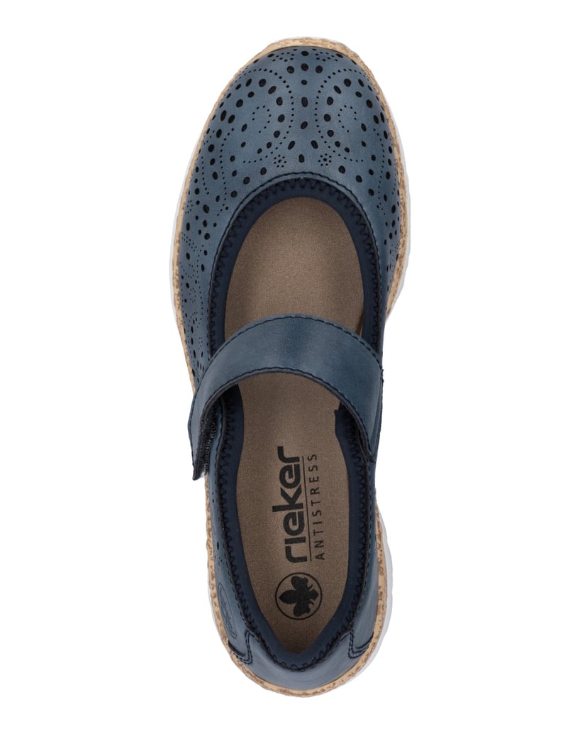 Rieker-Slipper-N4299-blau
