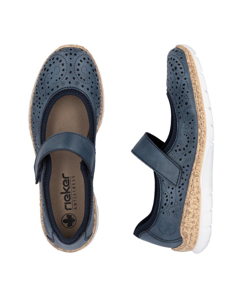 Rieker-Slipper-N4299-blau