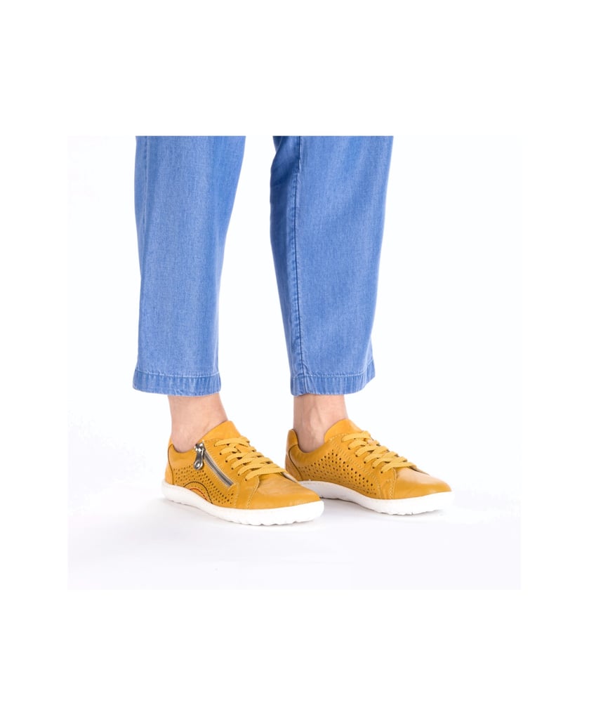 Rieker-Schnürschuhe-52824-gelb