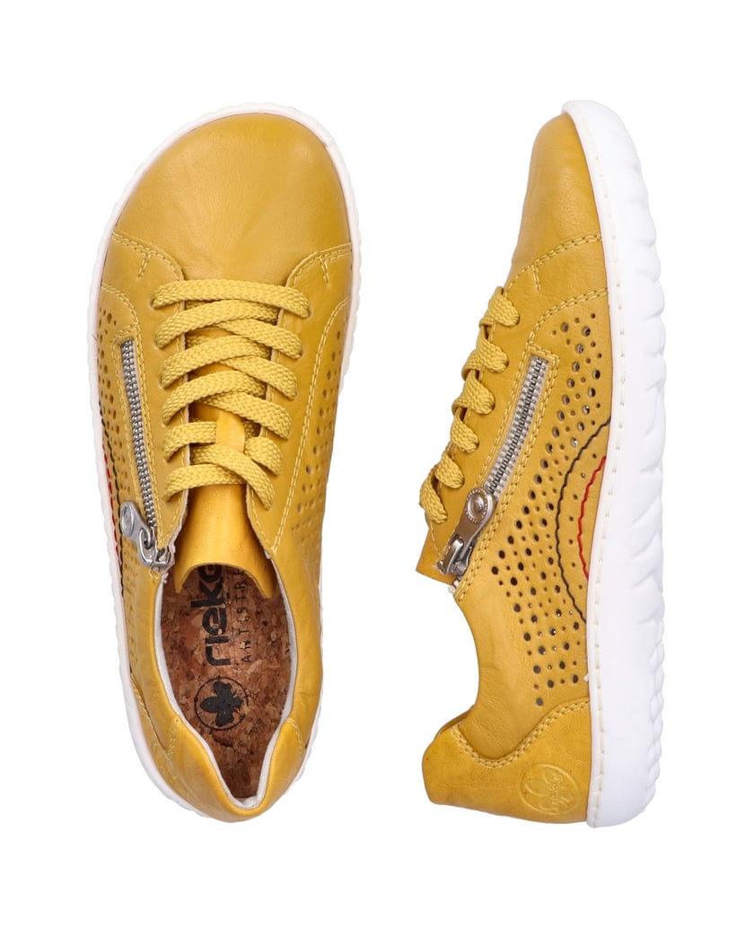 Rieker-Schnürschuhe-52824-gelb