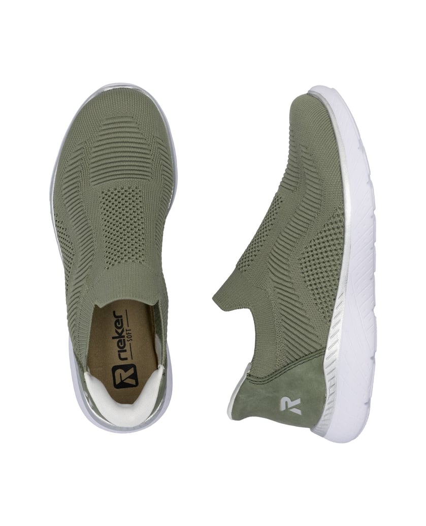 Rieker-Sport-Sneaker-Low-M5072-grün