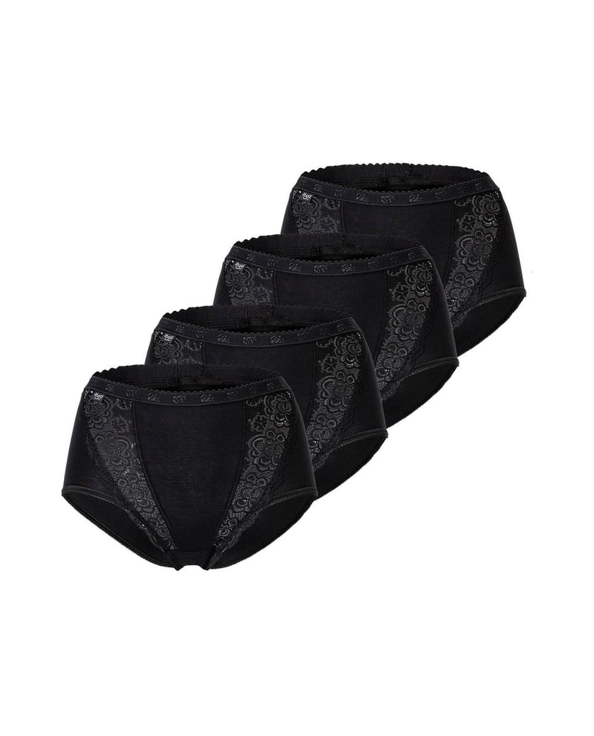 Sloggi-Damen-Slip-4er-Pack-Chic-Maxi-4P-schwarz