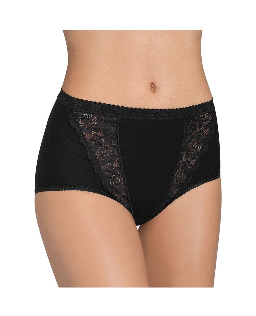 Sloggi-Damen-Slip-4er-Pack-Chic-Maxi-4P-schwarz