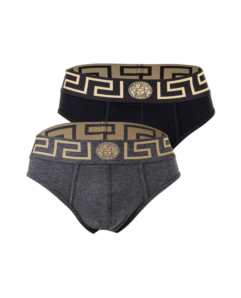 VERSACE-Herren-Slip-2er-Pack-TOPEKA-grau-kombiniert