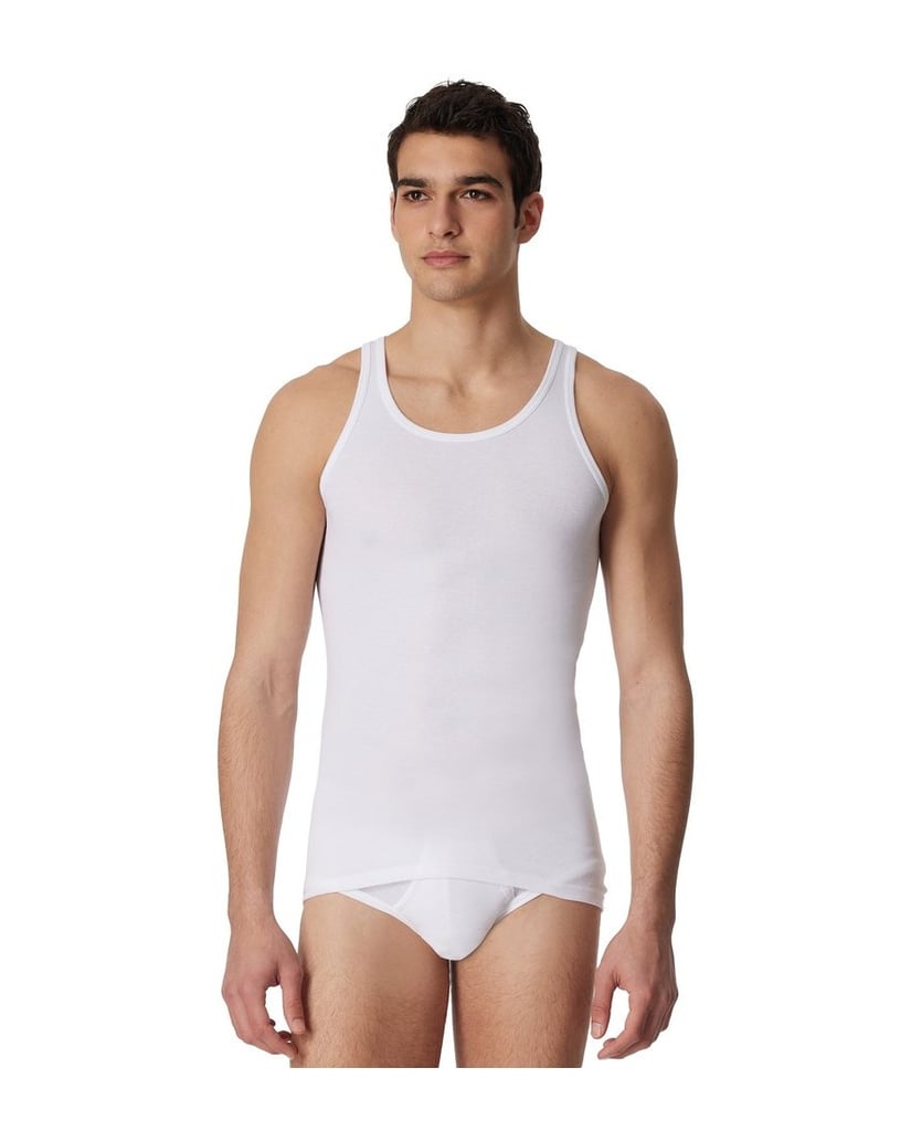 SCHIESSER-Herren-Unterhemd-2er-Pack-schwarz
