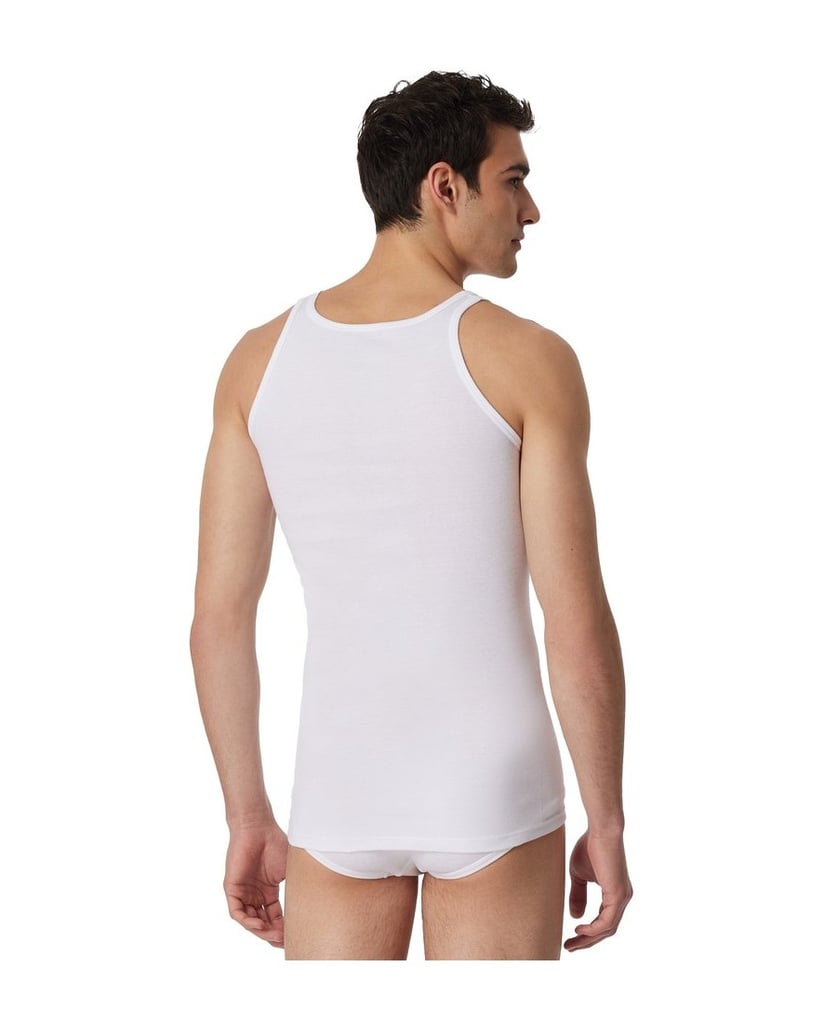 SCHIESSER-Herren-Unterhemd-2er-Pack-schwarz