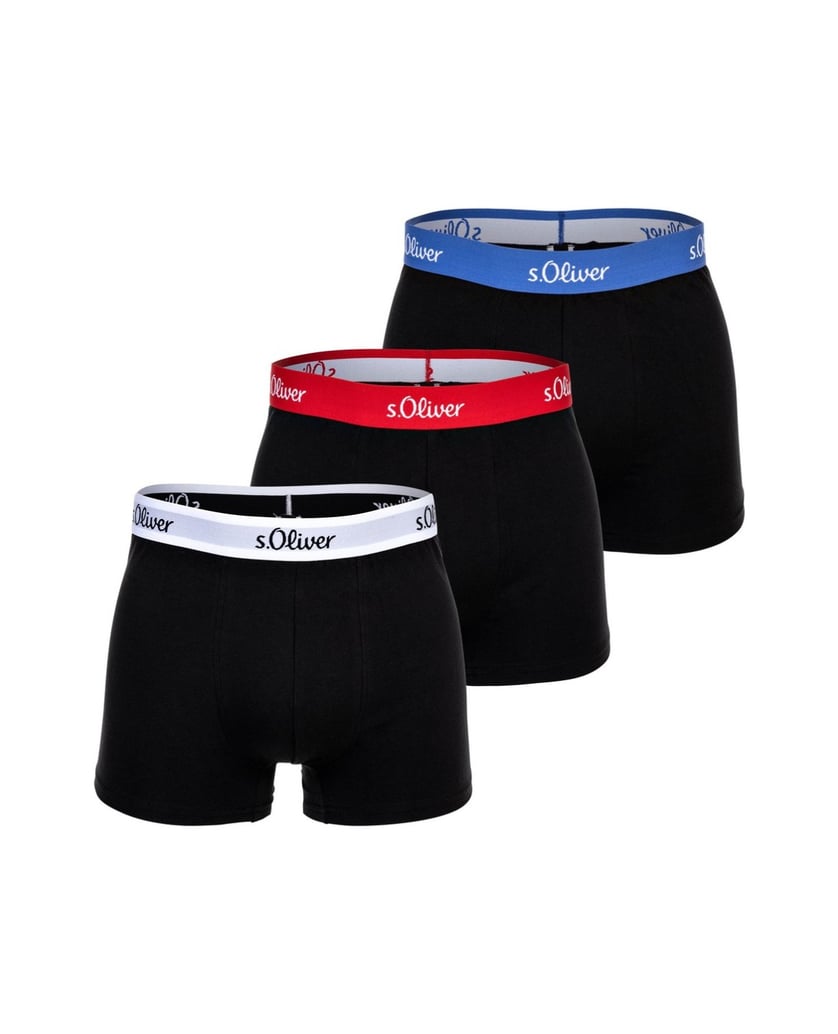 S.Oliver-Herren-Boxershort-3er-Pack-schwarz