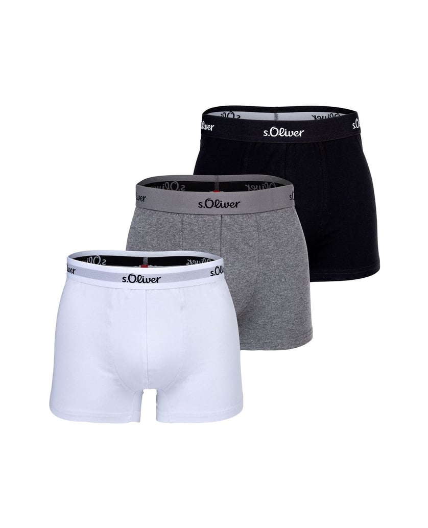 S.Oliver-Herren-Boxershort-3er-Pack-schwarz